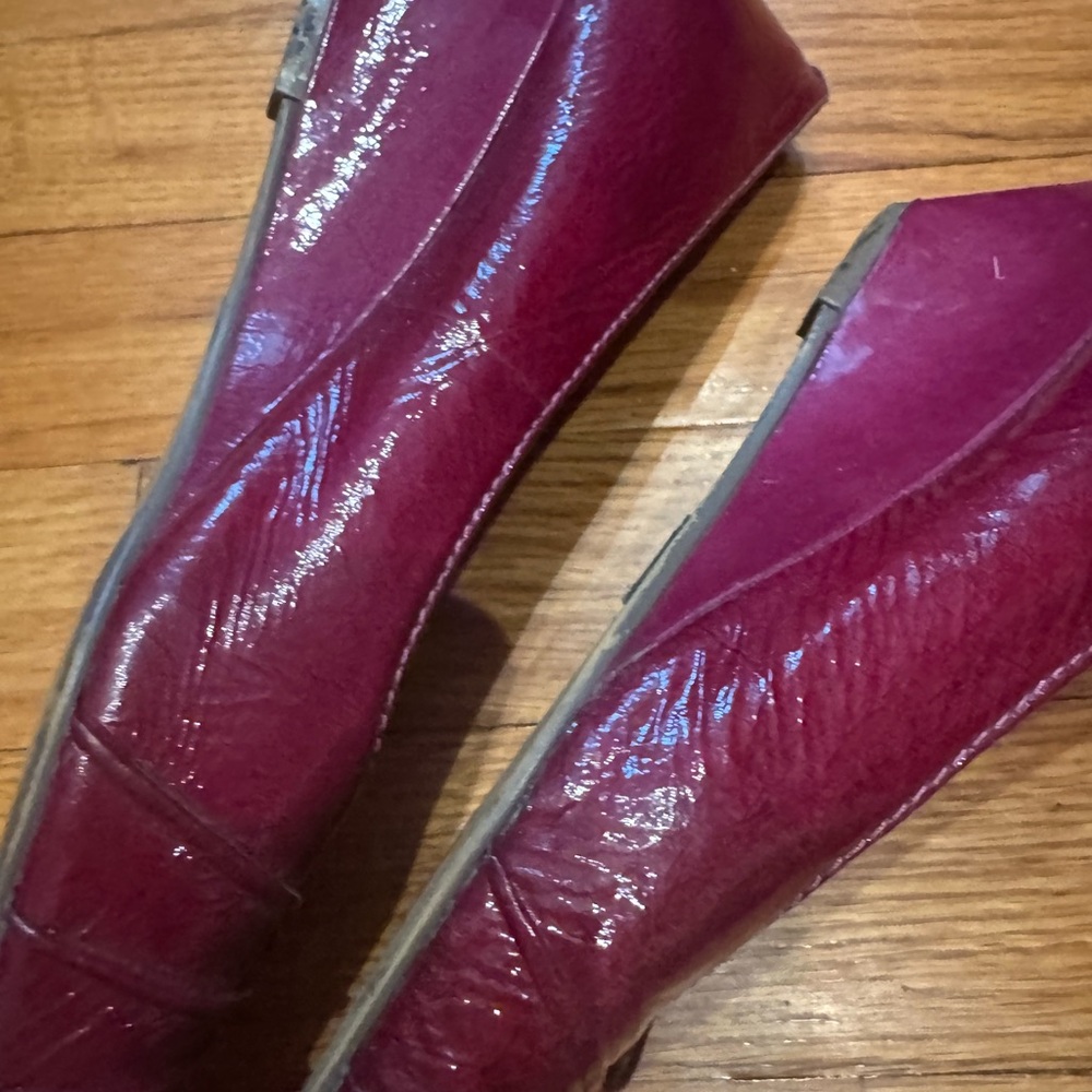 Seychelles Raspberry Peep-Toe Heels - Picture 3 of 8